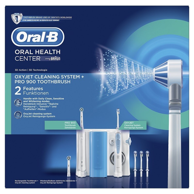 Pasado si cortar ORAL-B Irrigador Dental Oxyjet + Cepillo Eléctrico Pro 900