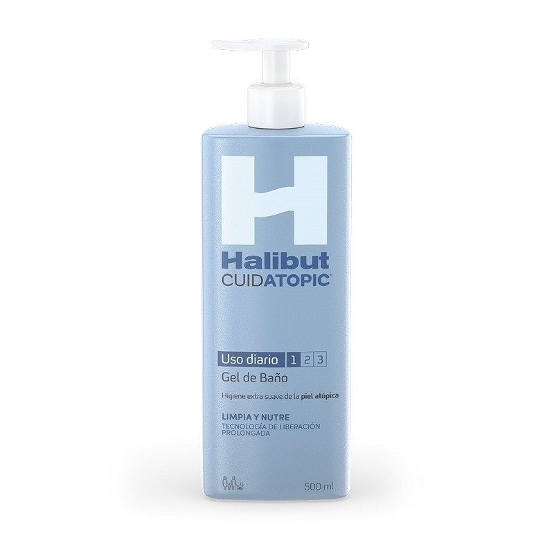 HALIBUT CuidAtopic Badegel für den täglichen Gebrauch, 500 ml
