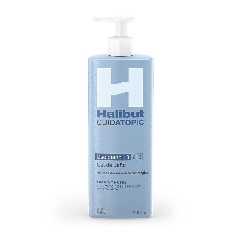 HALIBUT CuidAtopic Bath Gel Daily Use 500ml