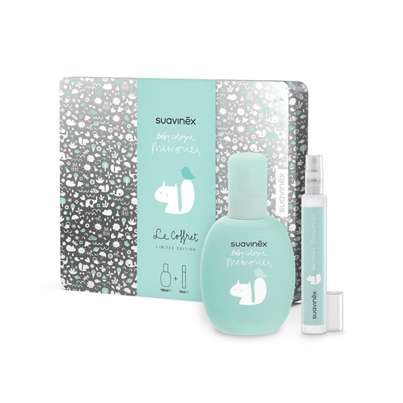 SUAVINEX Memories Chest Metalletui mit Kinder-Eau de Cologne 100+15ml