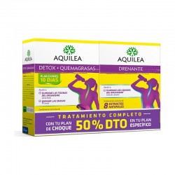 AQUILEA Detox Quemagrasas + Aquilea Drenante Pack -50%Dto