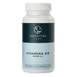 LONGEVITAS Vitamin D3 4000 IU 100 Capsules