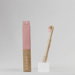 BANBU Pink Bamboo Children's Toothbrush