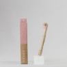 BANBU Spazzolino da denti per bambini in bambù rosa