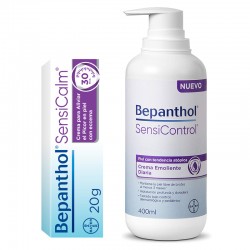 BEPANTHOL SensiControl Daily Emollient Cream 400ml + SensiCalm Cream 20g