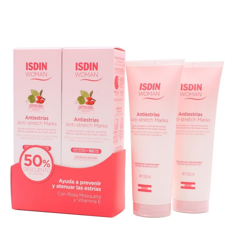 ISDIN Frau Anti-Dehnungsstreifen Duplo PACK ANGEBOT 2x250ml ISDIN Frau Anti-Dehnungsstreifen Duplo PACK ANGEBOT 2x250ml
