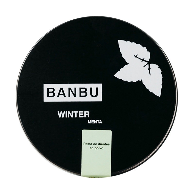 BANBU Dentifrice Naturel Poudre Hiver (Menthe) 60 ml
