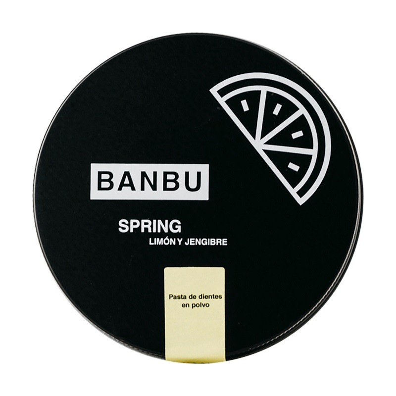 BANBU Natürliches Zahnpastapulver Spring (Zitrone) 60ml