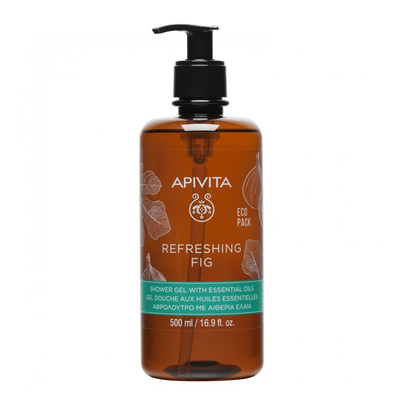 APIVITA Gel de Bain Rafraîchissant Figue 500 ml