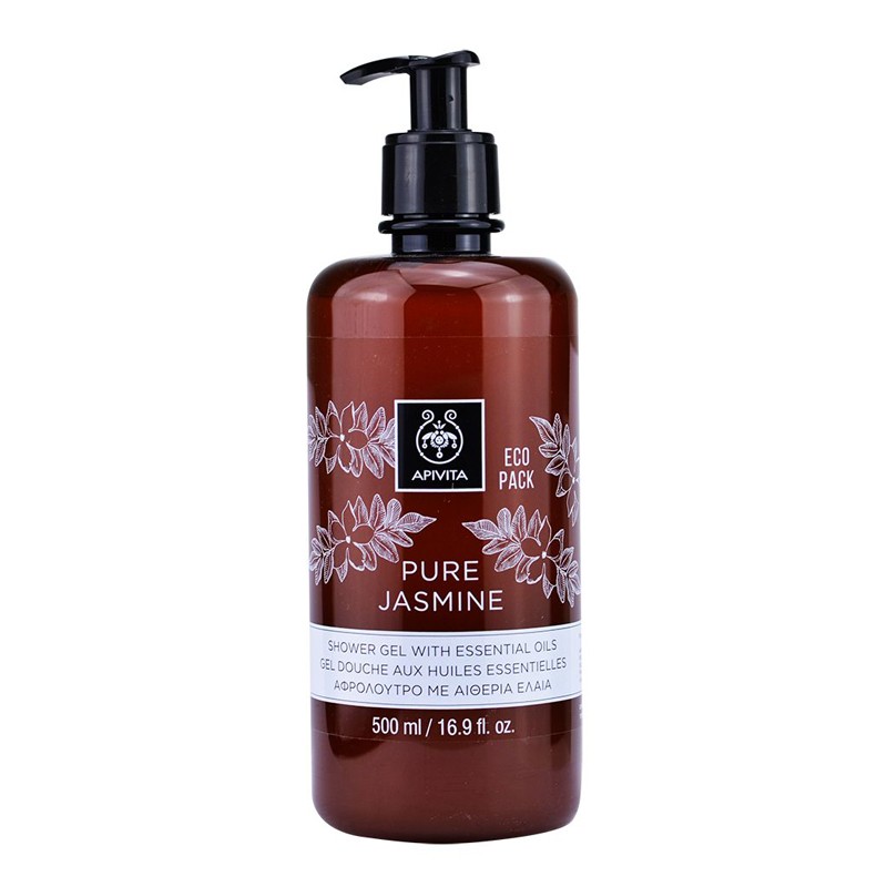 Apivita Gel de Baño Pure Jasmine Ecopack 500 ml