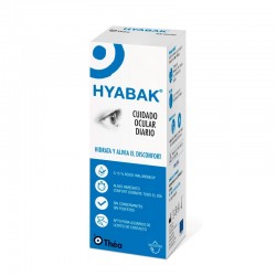 Solução lubrificante para olhos HYABAK 0,15% 10ml