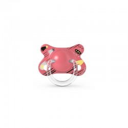 SUAVINEX Pacifier Fusion Anatomical Silicone Nipple 2-4 Months (Pink Rocket)