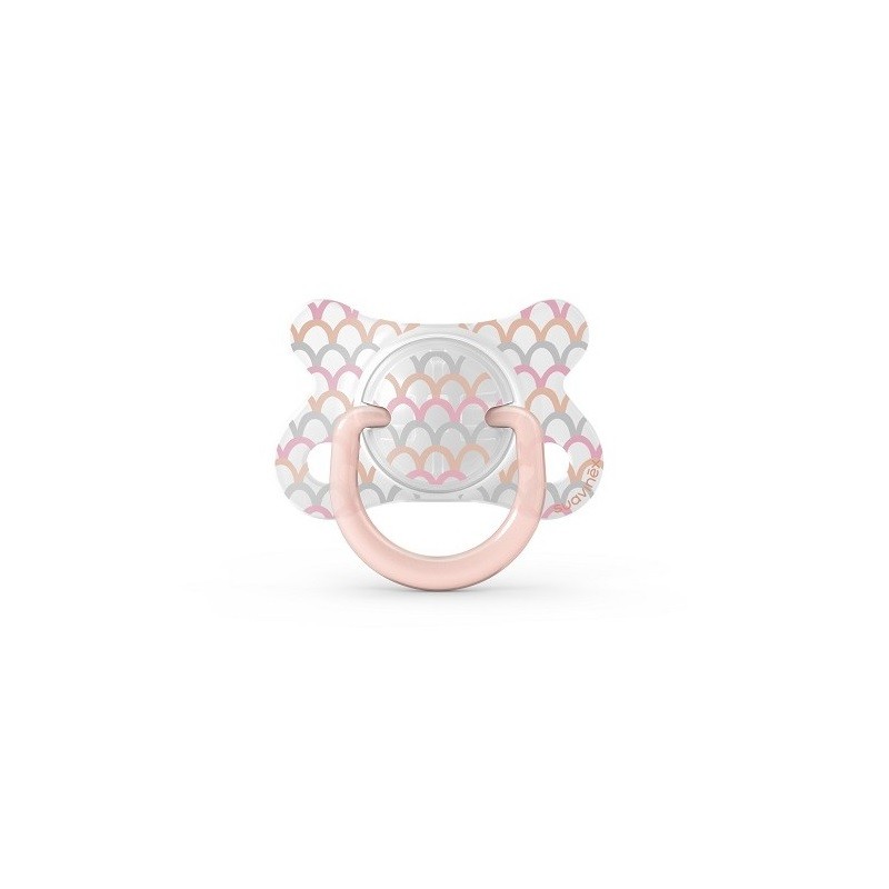 Chupeta SUAVINEX Fusion Tetina anatômica de silicone 2 a 4 meses (ondas rosa) Chupeta SUAVINEX Fusion Tetina anatômica de silicone 2 a 4 meses (ondas rosa)