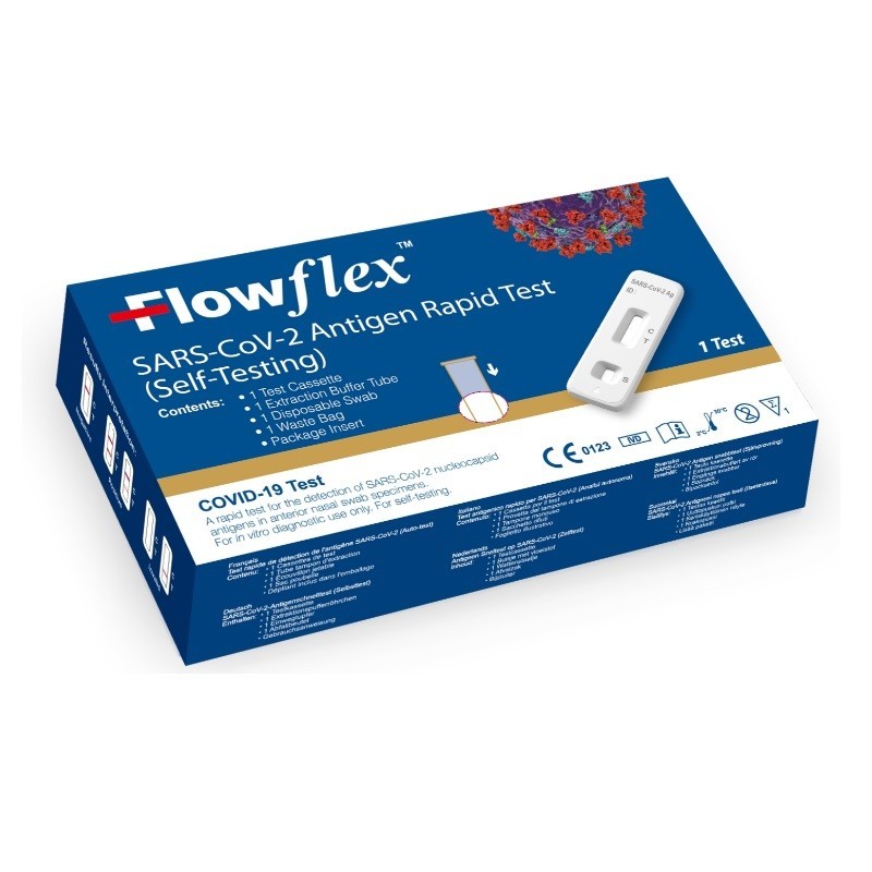 COVID-ANTIGENTEST Schnelle Selbstdiagnose von COVID-19 ohne Rezept - FlowFlex COVID-ANTIGENTEST Schnelle Selbstdiagnose von COVID-19 ohne Rezept - FlowFlex