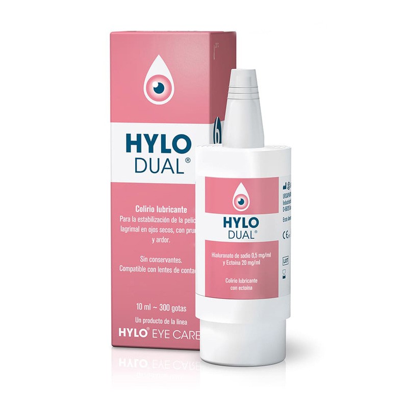 HYLO-DUAL Colírio Lubrificante 10ml