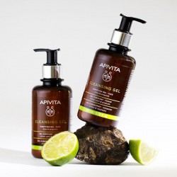 APIVITA Gel Detergente Propoli e Lime per Pelli Grasse e Miste 200ml