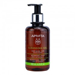 APIVITA Propolis and Lime Cleansing Gel for Oily and Combination Skin 200ml