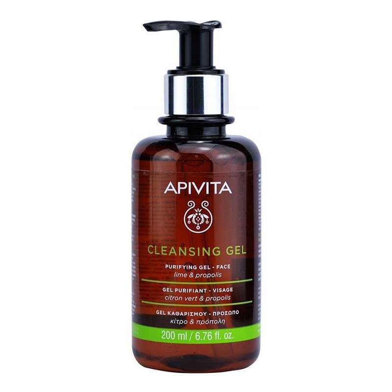 APIVITA Gel Detergente Propoli e Lime per Pelli Grasse e Miste 200ml APIVITA Gel Detergente Propoli e Lime per Pelli Grasse e Miste 200ml