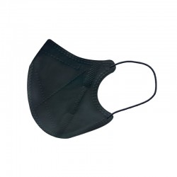 Masques hygiéniques réutilisables pour enfants ERGONATURAL Noir 2 unités