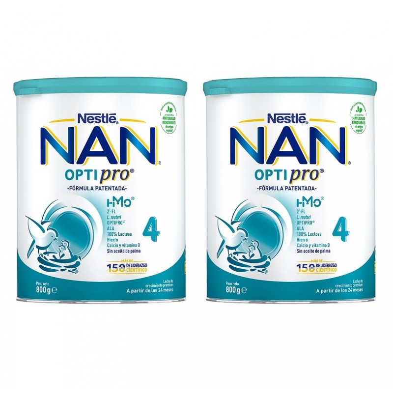Leite de Crescimento NAN OPTIPRO 4 DUPLO 2x800g