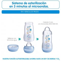 Biberon anti coliche MAM Easy Start 260 ml - bianco