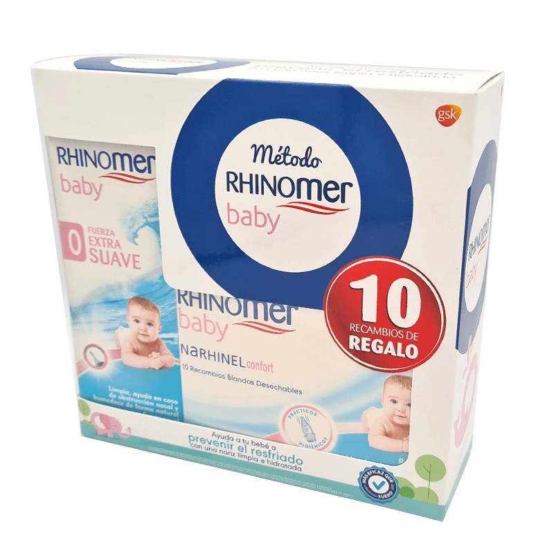 RHINOMER BABY Nasal Spray Strength 0 Extra Gentle + 10 FREE Refills