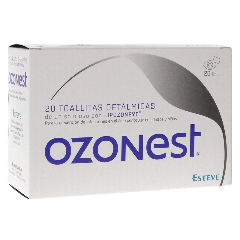 OZONEST Toalhetes Oftálmicos 20 unidades