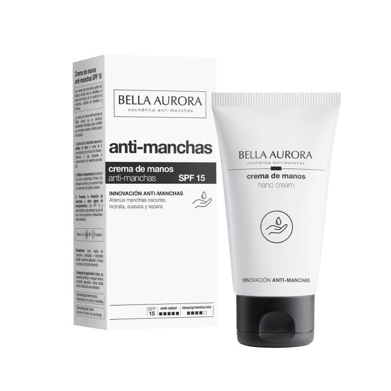 BELLA AURORA Creme de Mãos Antimanchas FPS 15 (75ml) BELLA AURORA Creme de Mãos Antimanchas FPS 15 (75ml)