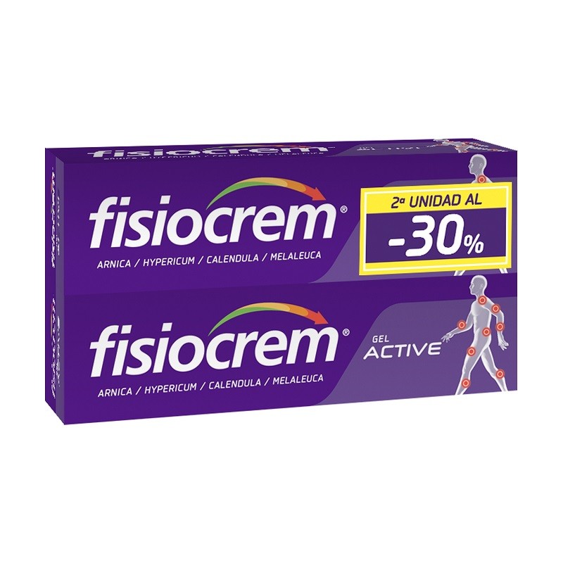 FISIOCREM Gel Active DUPLO 2x250ml (2nd Unit at 30% Discount)