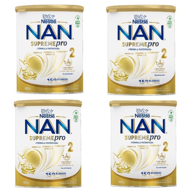 NAN Pack Supreme Pro 2 Folgemilchpulver 4x800gr