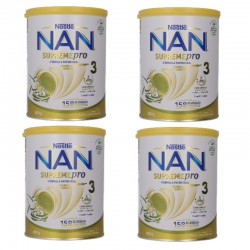 NAN Pack Leite de Crescimento Supreme Pro 3 4x800gr