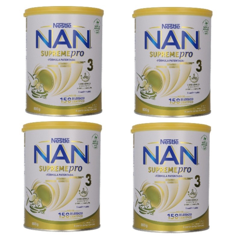 NAN Pack Supreme Pro 3 Wachstumsmilch 4x800gr NAN Pack Supreme Pro 3 Wachstumsmilch 4x800gr