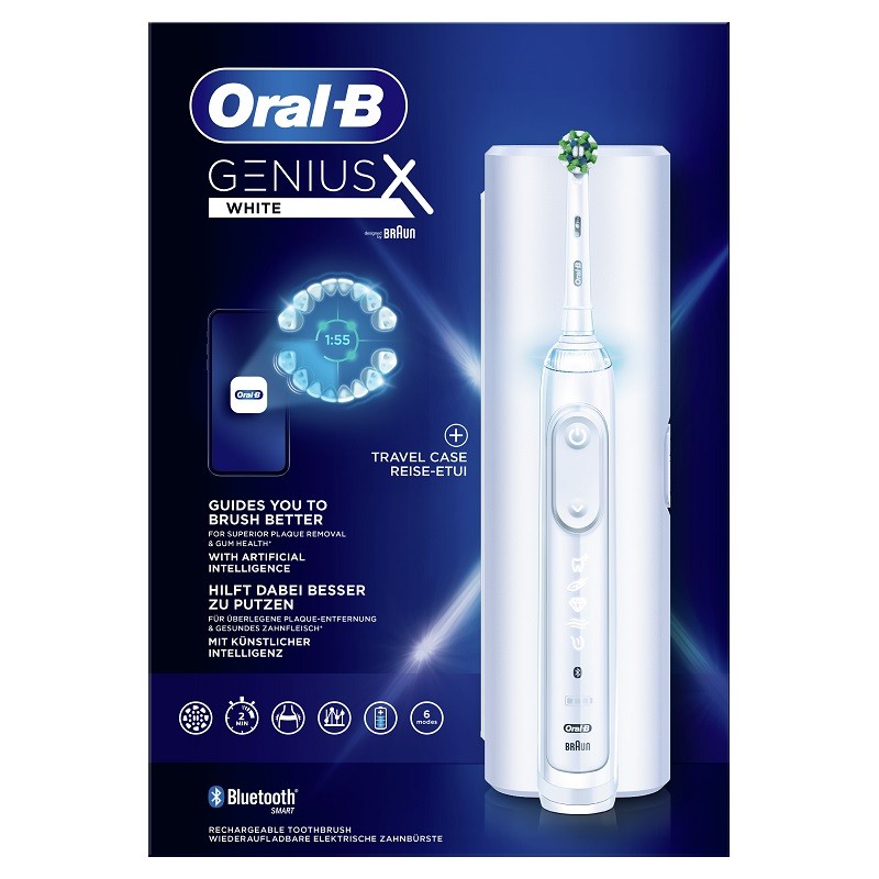 ORAL-B Genius X Cepillo Eléctrico Blanco【OFERTA ESPECIAL】