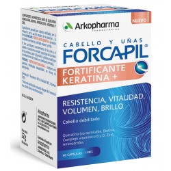 FORCAPIL Fortificante Keratina+ 60 cápsulas