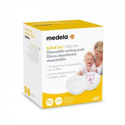 MEDELA Safe&Dry Ultra thin Disposable Absorbent Discs 60 Units