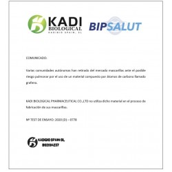 MASCARILLA FFP2 Homologada Bipsalut Certificado CE Europeo KADI 1 Mascarilla Color Azul Marino