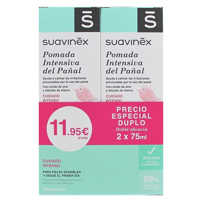SUAVINEX Intensiv Windelsalbe DUPLO 2x75ml