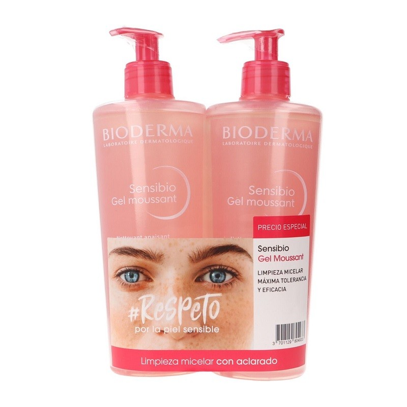BIODERMA Sensibio Gel Moussant Sensitive Skin DUPLO 500ml + 500ml BIODERMA Sensibio Gel Moussant Sensitive Skin DUPLO 500ml + 500ml
