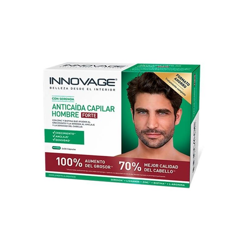 INNOVAGE Anticaduta per Uomo Forte DUPLO 2x30 Capsule