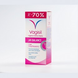 VAGISIL Higiene Íntima Con Gynoprebiotico Gel pH Balance DUPLO 2x250ml