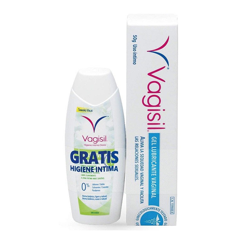 VAGISIL Gel lubrificante vaginale 50gr + IN OMAGGIO Vagisil Sensitive Gel 75ml VAGISIL Gel lubrificante vaginale 50gr + IN OMAGGIO Vagisil Sensitive Gel 75ml