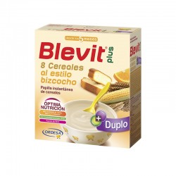 BLEVIT Plus Duplo 8 Cereals Biscuit and Orange 600g