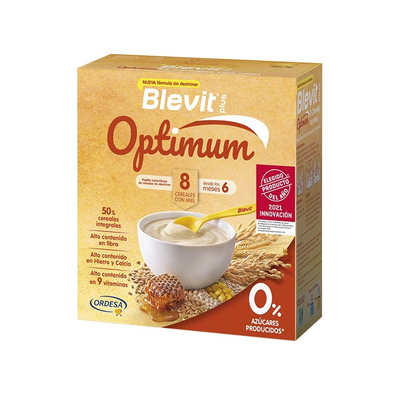 BLEVIT Plus Optimum Papilla 8 Cereales con Miel 400g