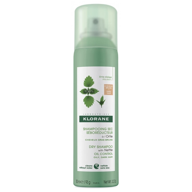 Achetez KLORANE Shampoing Sec à l'Ortie pour Cheveux Bruns 150 ml Achetez KLORANE Shampoing Sec à l'Ortie pour Cheveux Bruns 150 ml