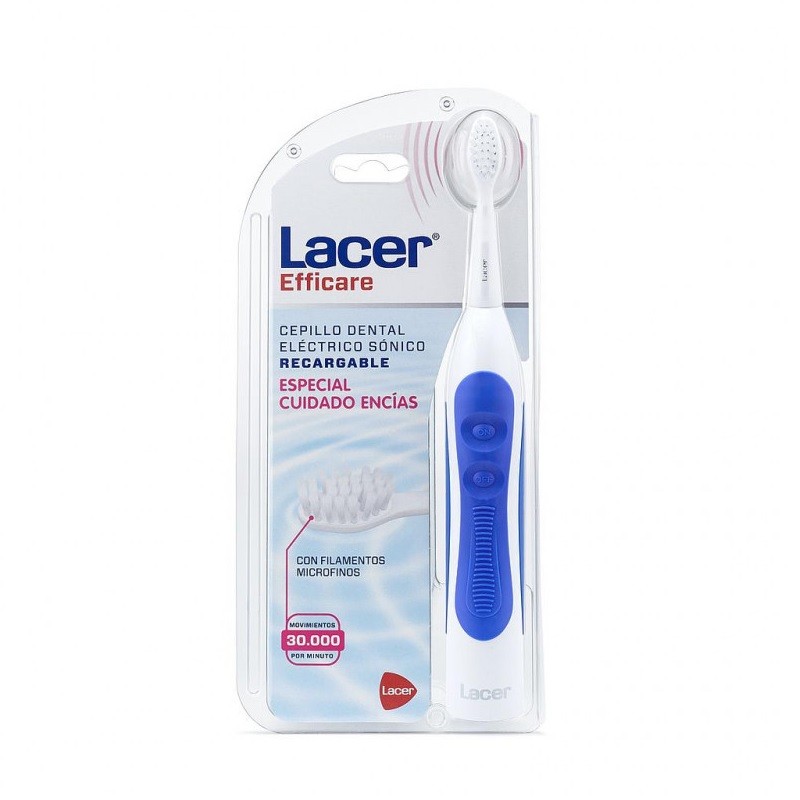 LACER Efficare Wiederaufladbare elektrische Zahnbürste Blau LACER Efficare Wiederaufladbare elektrische Zahnbürste Blau