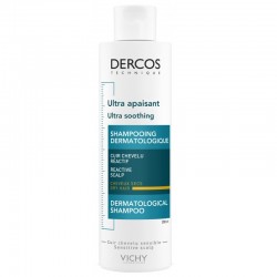 VICHY Dercos Shampoing Ultra-Apaisant Cheveux Secs 200 ml