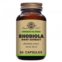 SOLGAR Rhodiola (Racine de Rhodiola) 60 gélules végétales
