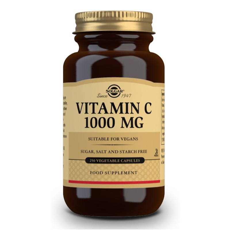 SOLGAR Vitamin C 1000mg 250 Gemüsekapseln SOLGAR Vitamin C 1000mg 250 Gemüsekapseln