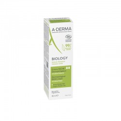A-DERMA Biology BIO Crema Idratante Dermatologica Ricca 40ml