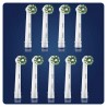 Remplacement de la brosse à dents électrique ORAL-B CrossAction avec CleanMaximiser 9 têtes